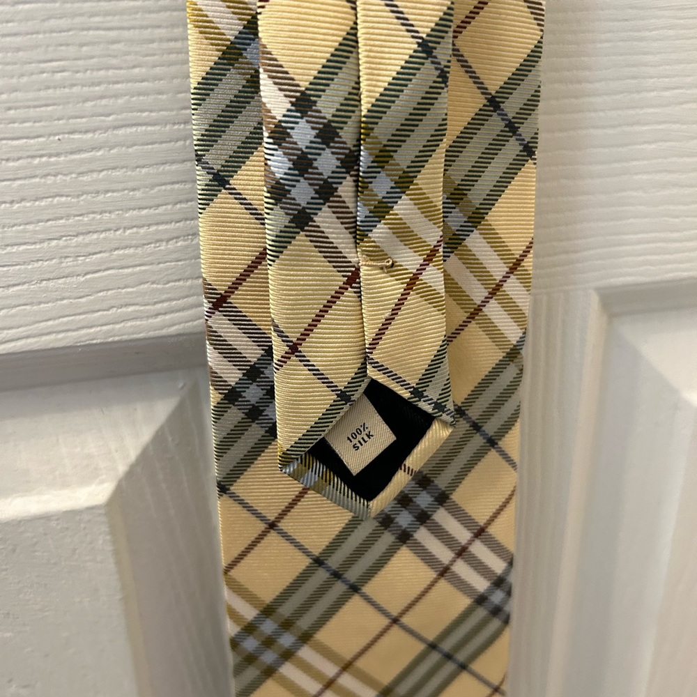 Burberry Mens Plaid Necktie